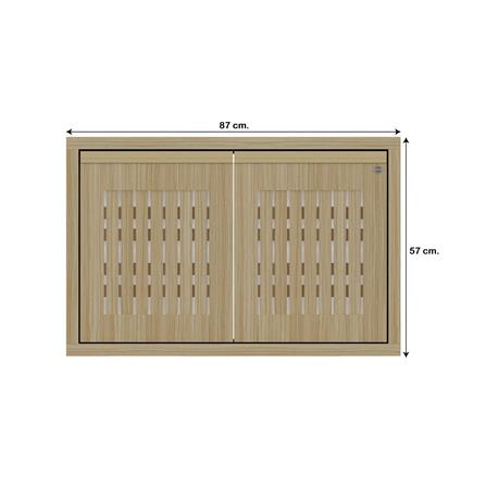 บานใต้เตาระแนง JUPITER JUVENTAS 87x57 ซม. สี WOODS_5