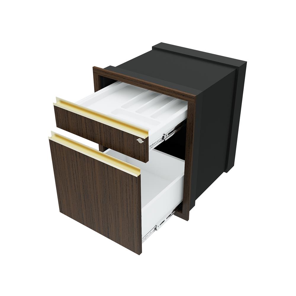 ตู้ลิ้นชัก JUPITER JUVENTAS 57x67 ซม. สี DARK TEAK