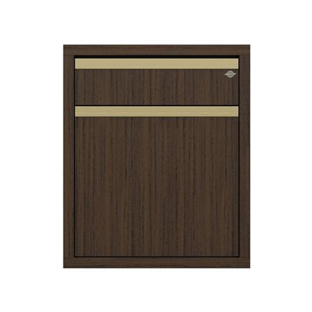 ตู้ลิ้นชัก JUPITER JUVENTAS 57x67 ซม. สี DARK TEAK_0