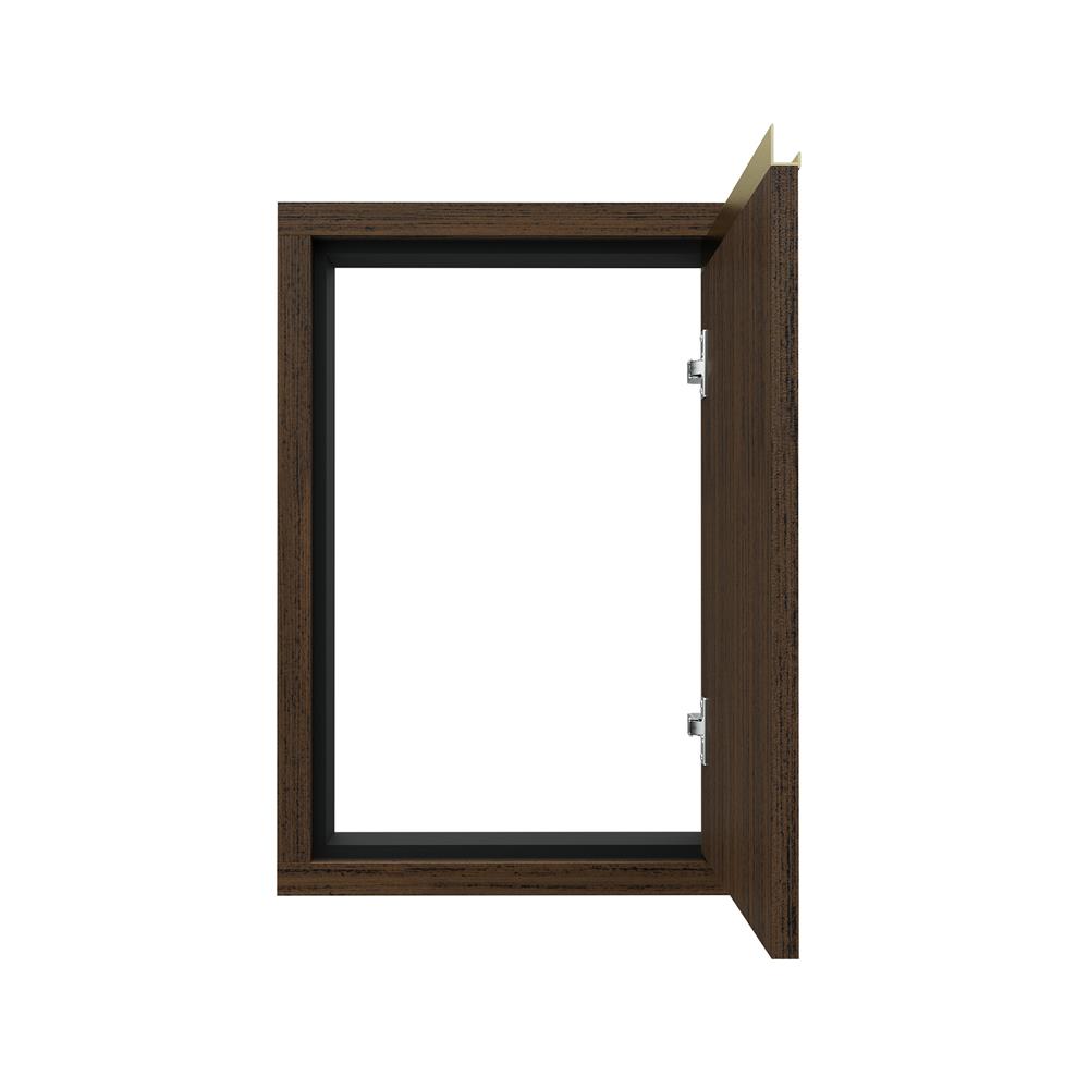 บานซิงค์เดี่ยวเรียบ JUPITER JUVENTAS 47x67 ซม. สี DARK TEAK