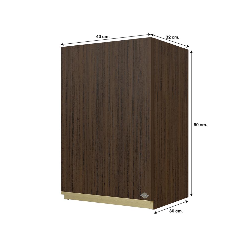 ตู้แขวนเดี่ยว JUPITER JUVENTAS 40x80 ซม. สี DARK TEAK