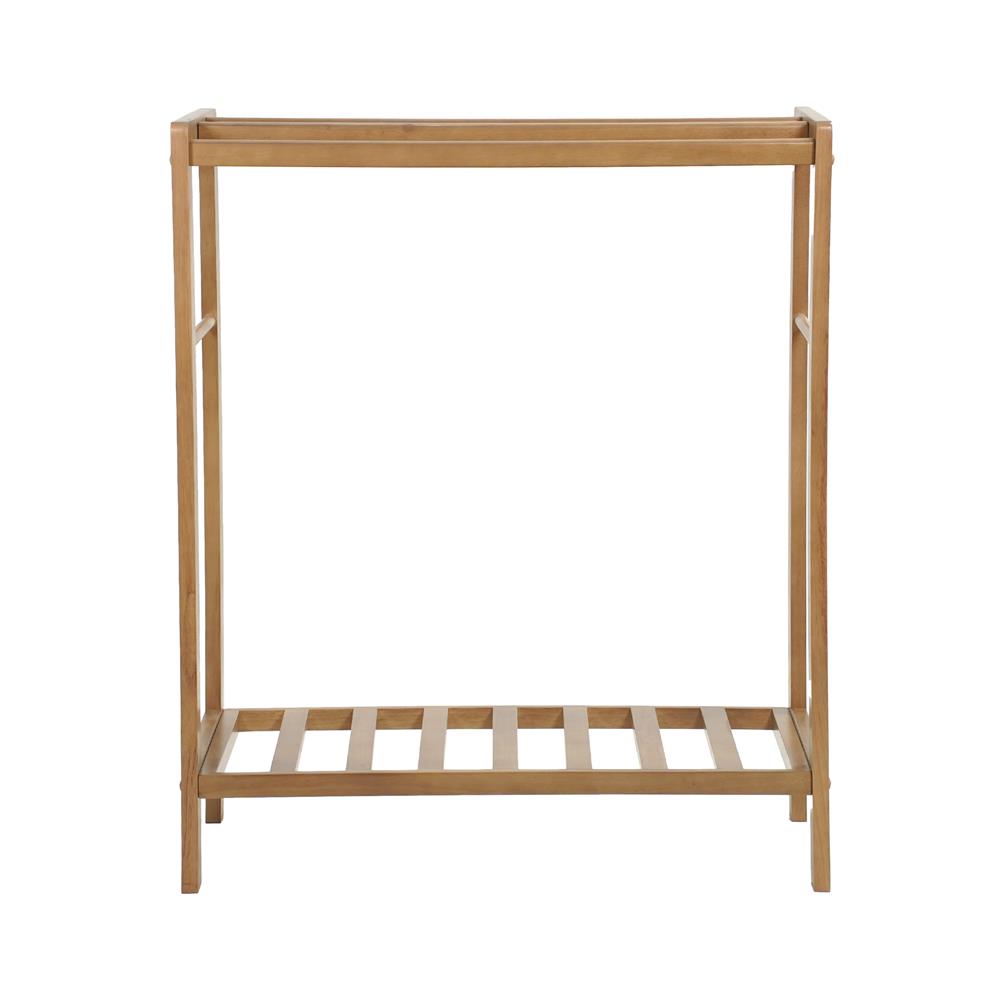 ราวพาดผ้าไม้ยางพารา 4 เส้น PLIM LIVARA 75 ซม. สีมอคค่า