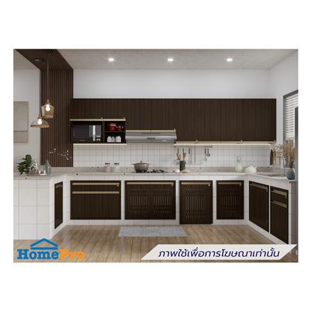 ตู้แขวนเดี่ยว S1 JUPITER JUVENTAS 40x80 ซม. สี DARK TEAK_4