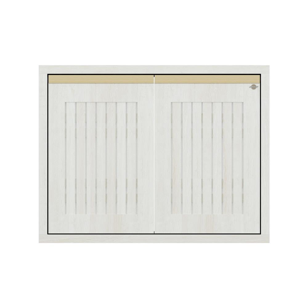 บานซิงค์คู่ระแนง JUPITER JUVENTAS 87x67 ซม. สี SNOW WOOD