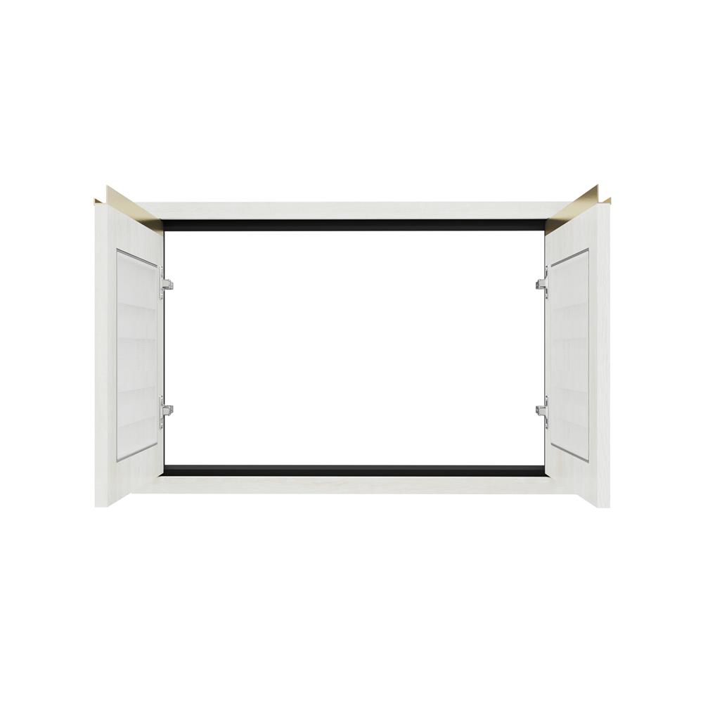 บานใต้เตาระแนง JUPITER JUVENTAS 87x57 ซม. สี SNOW WOOD