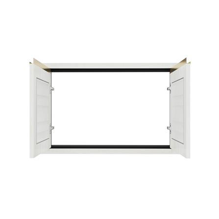 บานใต้เตาระแนง JUPITER JUVENTAS 87x57 ซม. สี SNOW WOOD_1