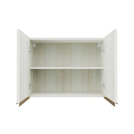 ตู้แขวนคู่ JUPITER JUVENTAS 80x60 ซม. สี SNOW WOOD_2