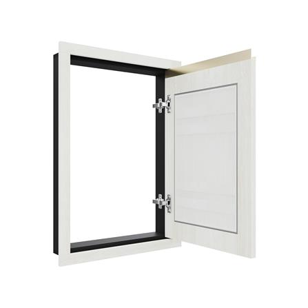 บานซิงค์เดี่ยวระแนง JUPITER JUVENTAS 47x67 ซม. สี SNOW WOOD_3