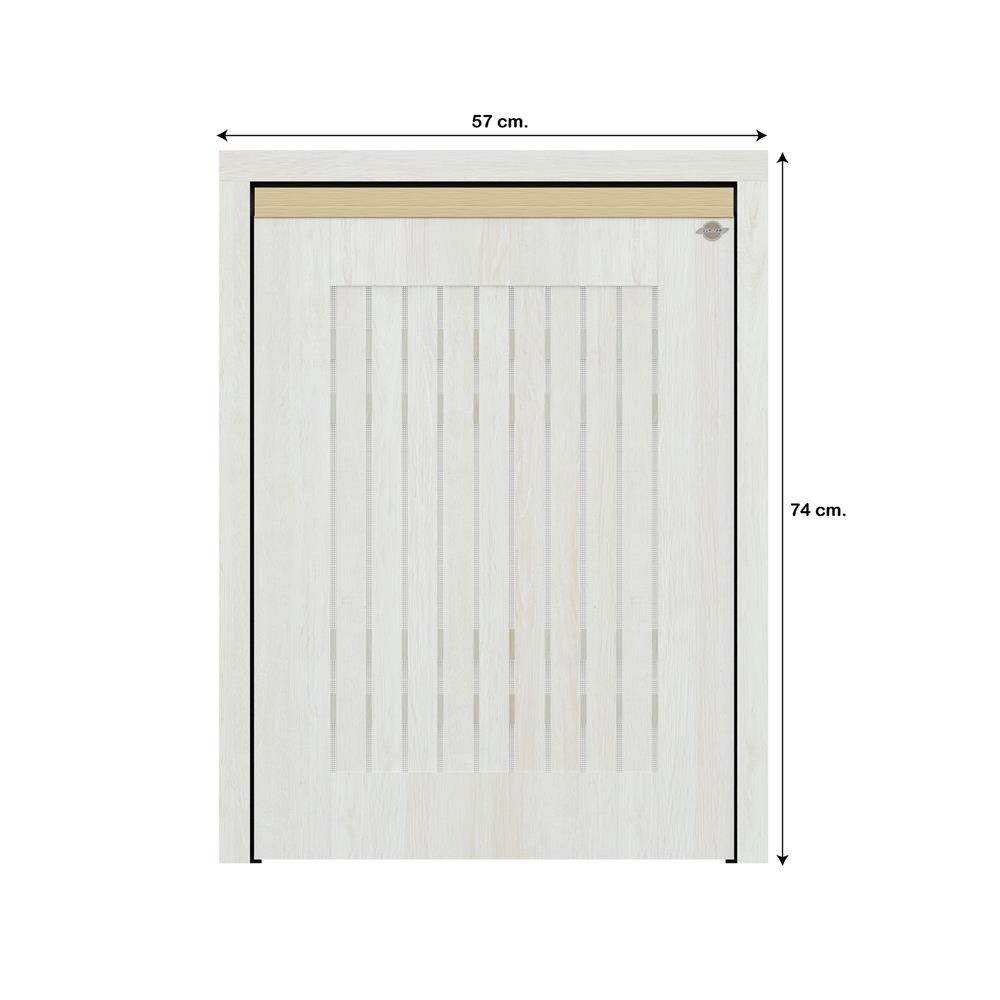 บานถังแก๊สระแนง JUPITER JUVENTAS 57x74 ซม. สี SNOW WOOD