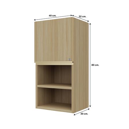ตู้แขวนเดี่ยว S1 JUPITER JUVENTAS 40x80 ซม. สี WOODS_5