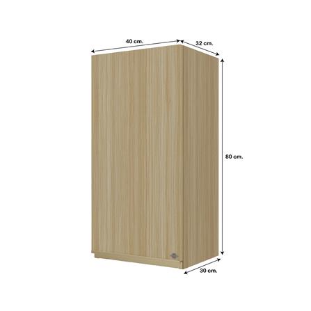 ตู้แขวนเดี่ยว JUPITER JUVENTAS 40x80 ซม. สี WOODS_5