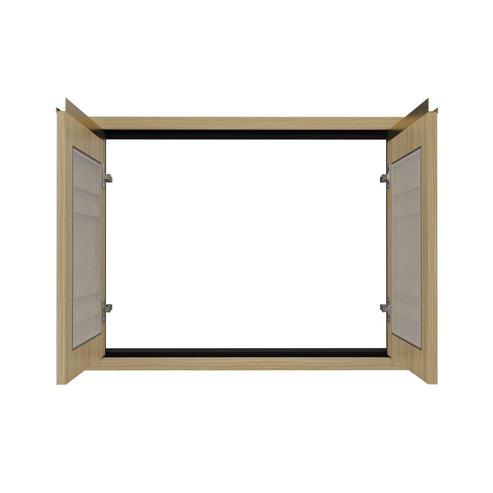 บานซิงค์คู่ระแนง JUPITER JUVENTAS 87x67 ซม. สี WOODS