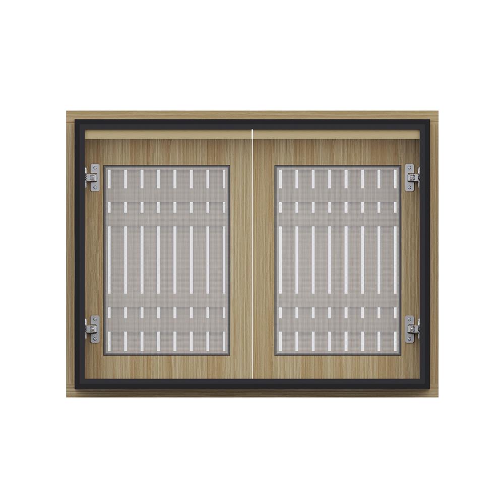 บานซิงค์คู่ระแนง JUPITER JUVENTAS 87x67 ซม. สี WOODS