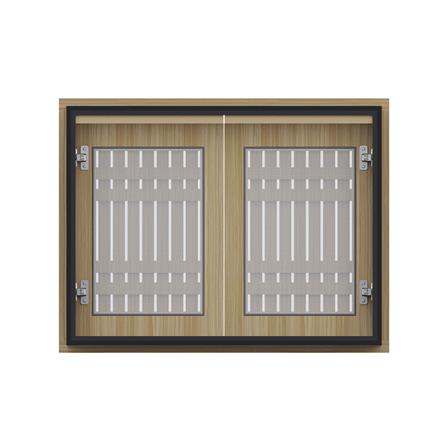 บานซิงค์คู่ระแนง JUPITER JUVENTAS 87x67 ซม. สี WOODS_2