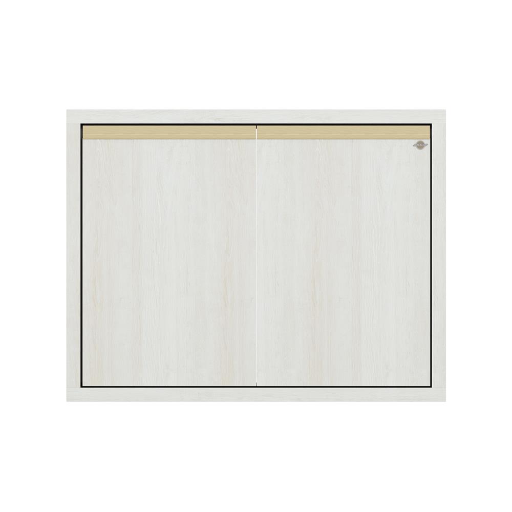 บานซิงค์คู่เรียบ JUPITER JUVENTAS 87x67 ซม. สี SNOW WOOD