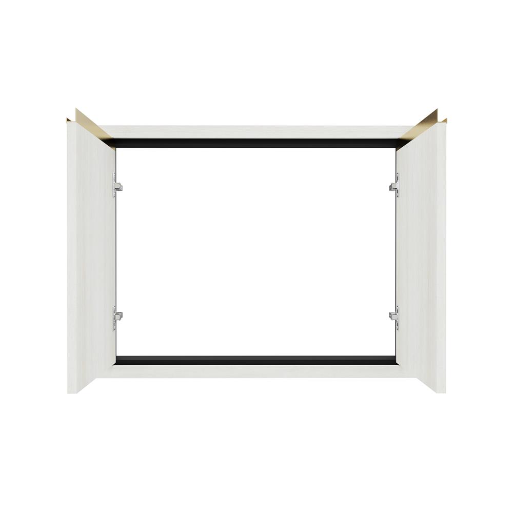 บานซิงค์คู่เรียบ JUPITER JUVENTAS 87x67 ซม. สี SNOW WOOD