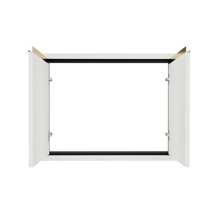 บานซิงค์คู่เรียบ JUPITER JUVENTAS 87x67 ซม. สี SNOW WOOD_1