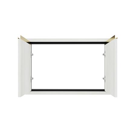 บานใต้เตาเรียบ JUPITER JUVENTAS 87x57 ซม. สี SNOW WOOD_1