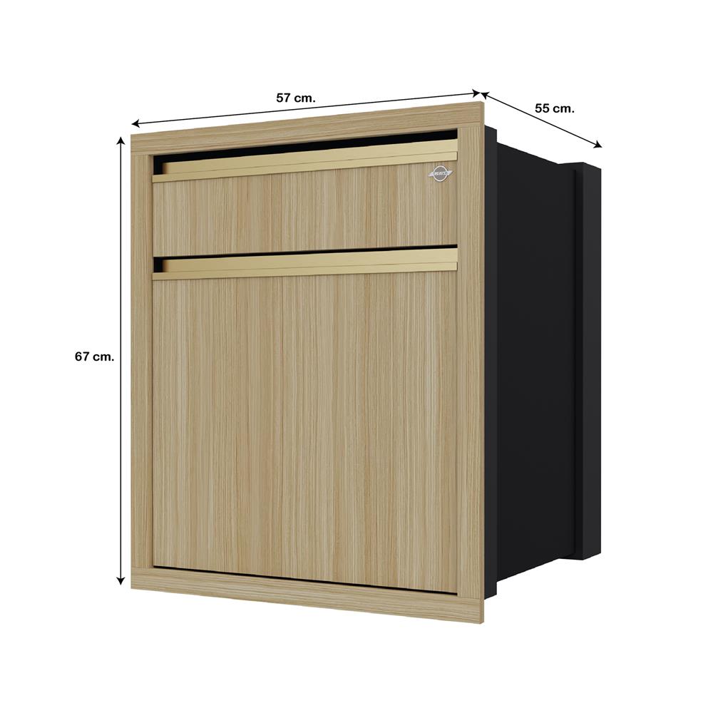 ตู้ลิ้นชัก JUPITER JUVENTAS 57x67 ซม. สี WOODS