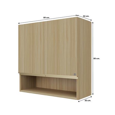 ตู้แขวนคู่ D2 JUPITER JUVENTAS 80x80 ซม. สี WOODS_4