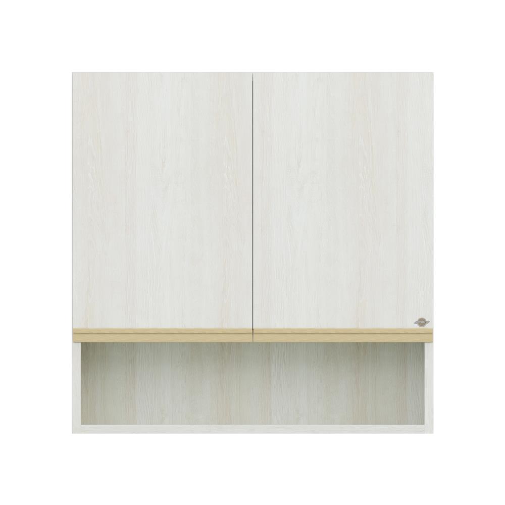 ตู้แขวนคู่ D2 JUPITER JUVENTAS 80x80 ซม. สี SNOW WOOD