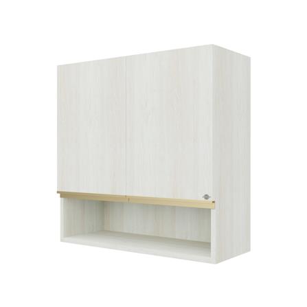ตู้แขวนคู่ D2 JUPITER JUVENTAS 80x80 ซม. สี SNOW WOOD_1