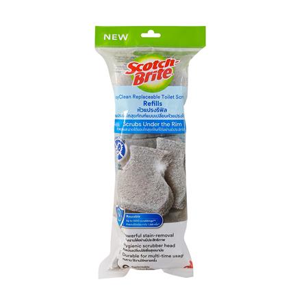 หัวแปรงรีฟิล สำหรับแปรงขัดโถสุขภัณฑ์ SCOTCH-BRITE EASY CLEAN (แพ็ก 6 ชิ้น)_0