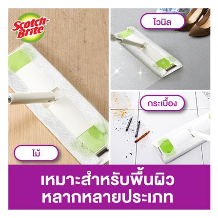 ผ้าเช็ดเก็บฝุ่นแห้ง SCOTCH-BRITE 3D ดับเบิลเลเยอร์ (แพ็ก 20 แผ่น)_6