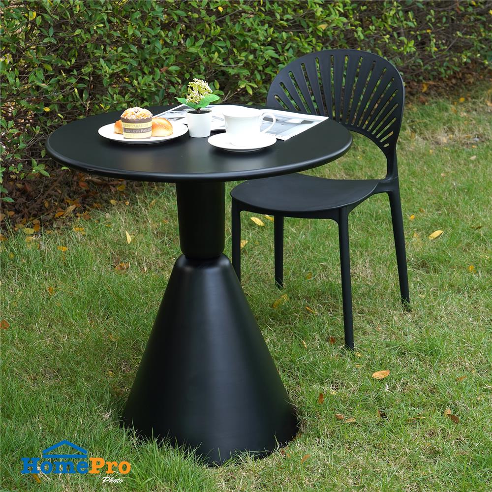 โต๊ะเหล็ก SPRING LUXU 70 ซม. สีดำ