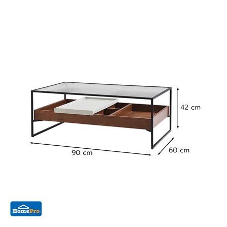 โต๊ะกลาง BENETTA CARELLA 90 ซม. สีน้ำตาล_6