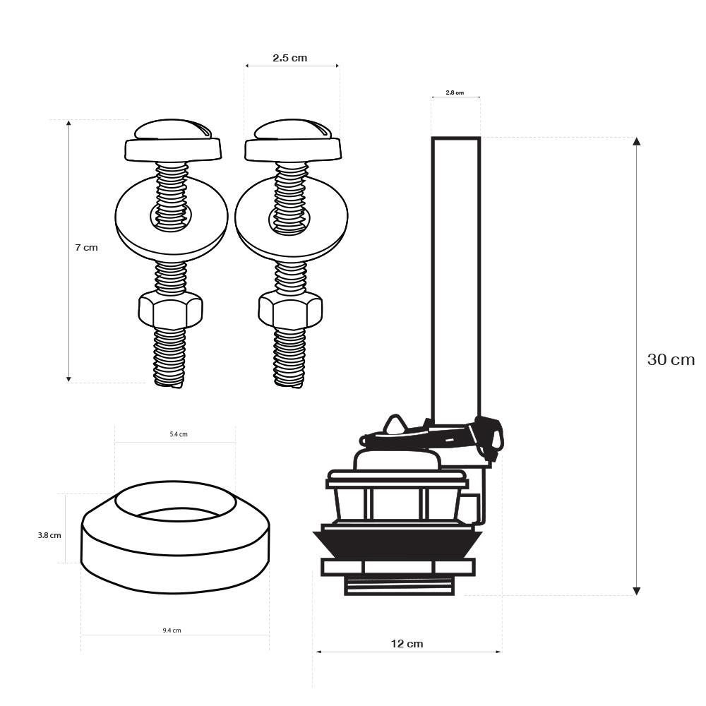 วาล์วน้ำออก FLUIDMASTER FL-507AS3
