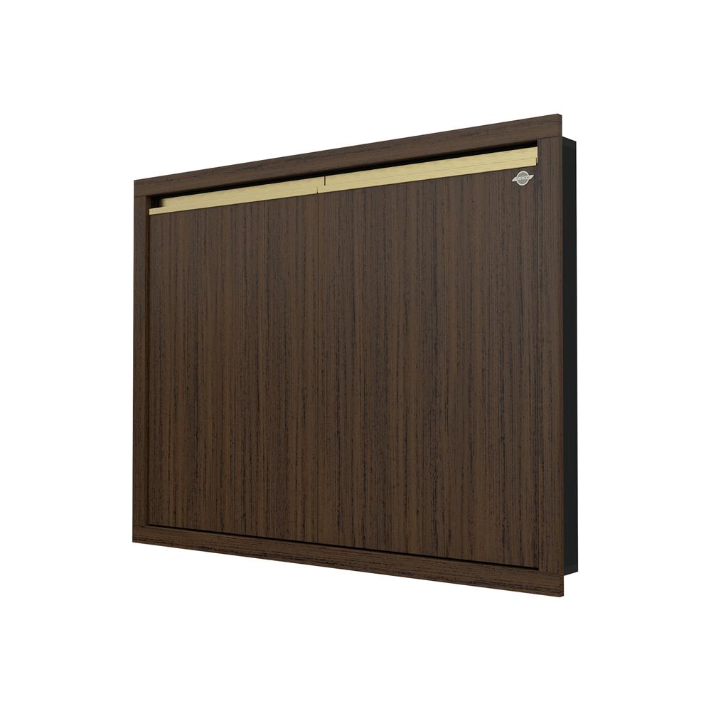 บานซิงค์คู่เรียบ JUPITER JUVENTAS 87x67 ซม. สี DARK TEAK