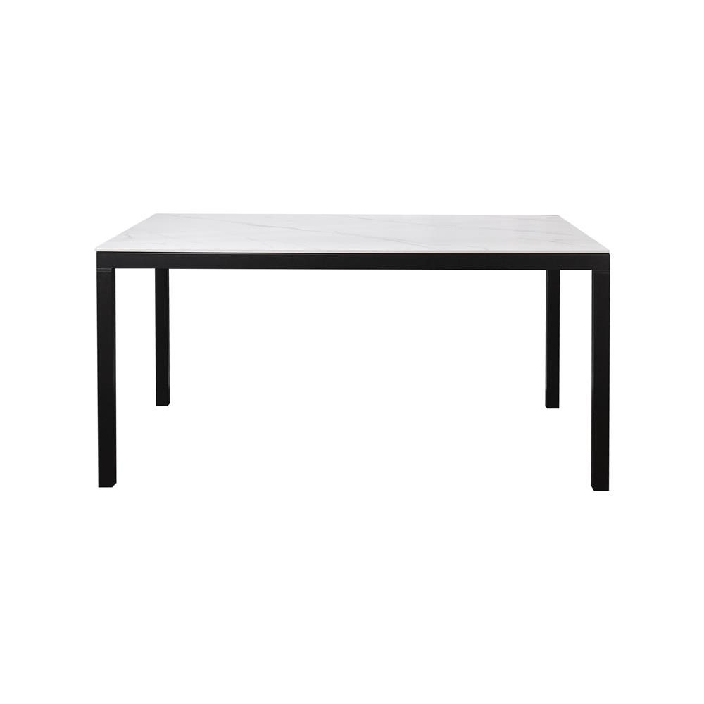 โต๊ะทานข้าว FURDINI VELINA 160 ซม. สีขาว/ดำ