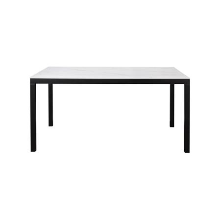 โต๊ะทานข้าว FURDINI VELINA 160 ซม. สีขาว/ดำ_1