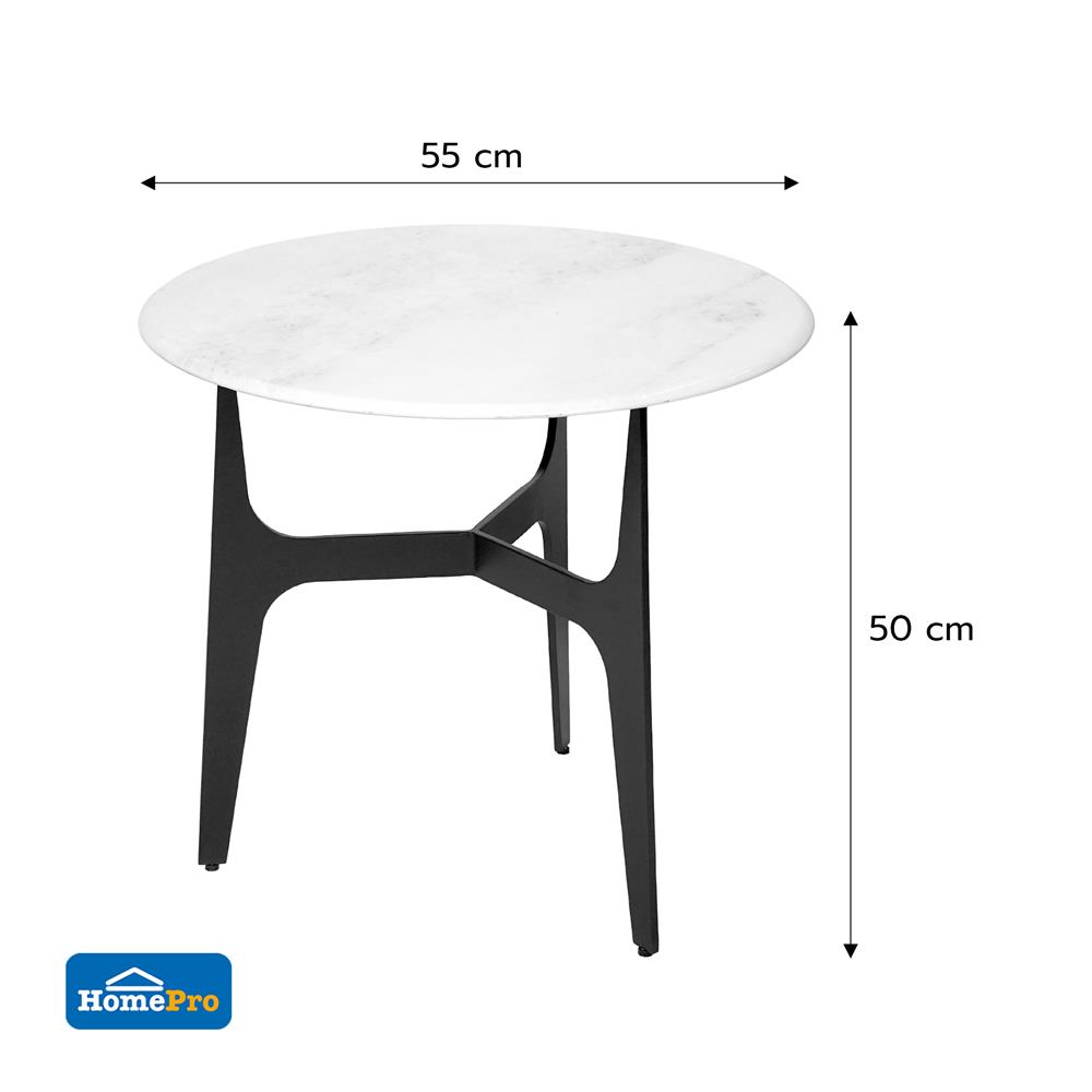 โต๊ะข้าง BENETTA SERENO ลายหินอ่อน