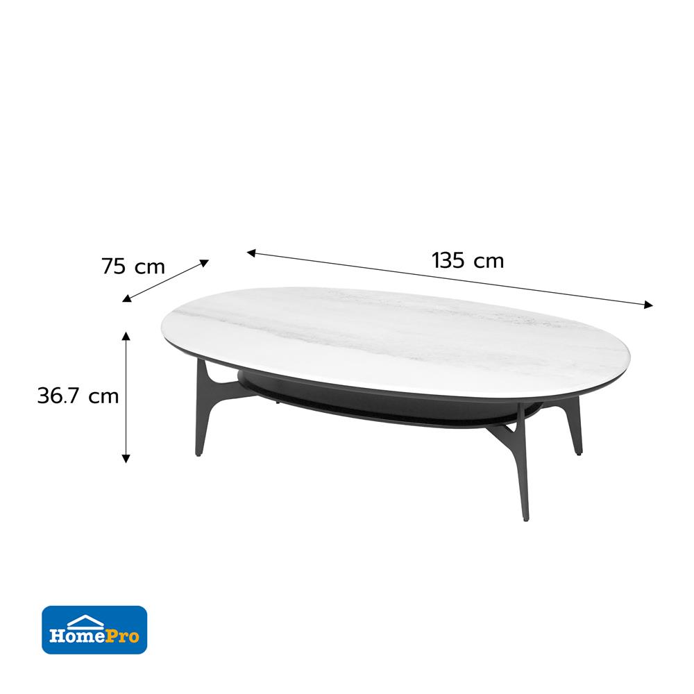 โต๊ะกลาง BENETTA SERENO สีลายหินอ่อน