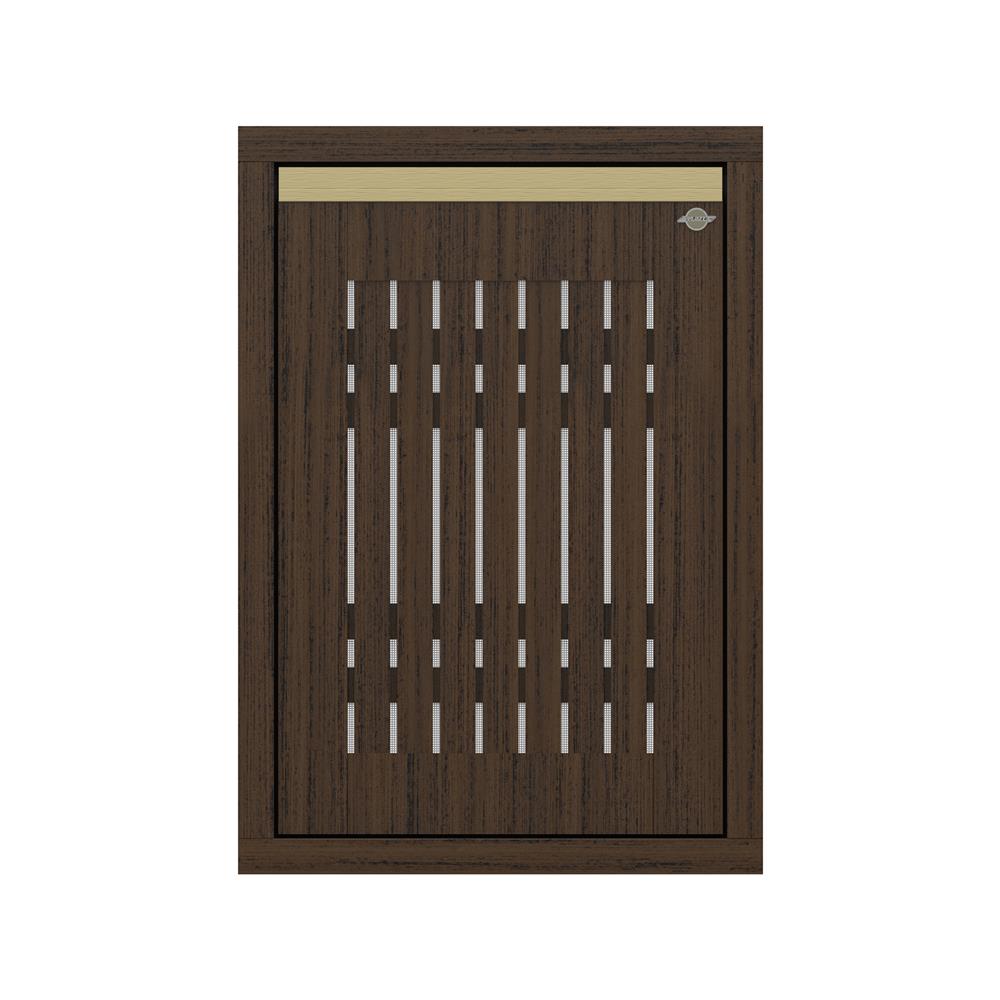 บานซิงค์เดี่ยวระแนง JUPITER JUVENTAS 47x67 ซม. สี DARK TEAK