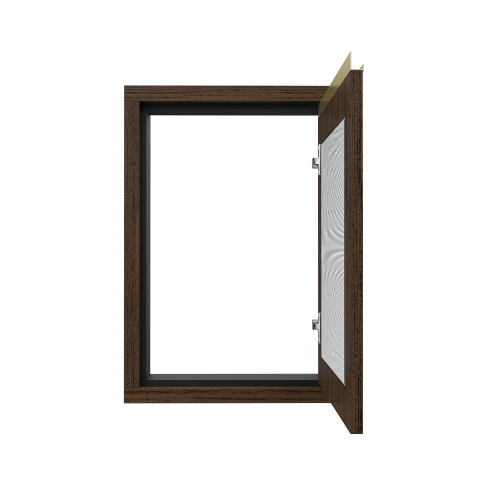 บานซิงค์เดี่ยวระแนง JUPITER JUVENTAS 47x67 ซม. สี DARK TEAK