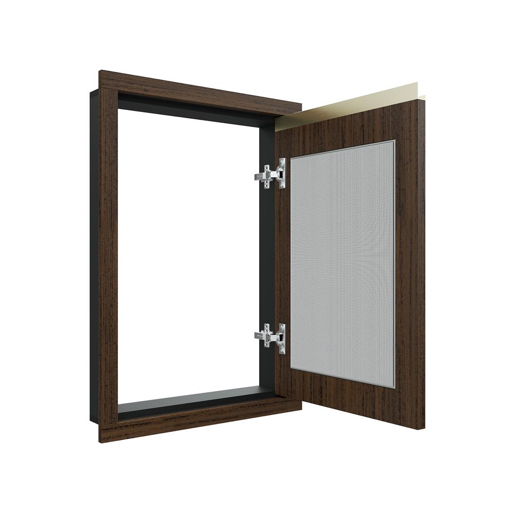 บานซิงค์เดี่ยวระแนง JUPITER JUVENTAS 47x67 ซม. สี DARK TEAK