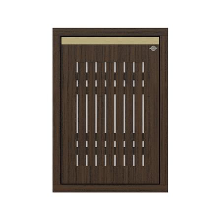 บานซิงค์เดี่ยวระแนง JUPITER JUVENTAS 47x67 ซม. สี DARK TEAK_0