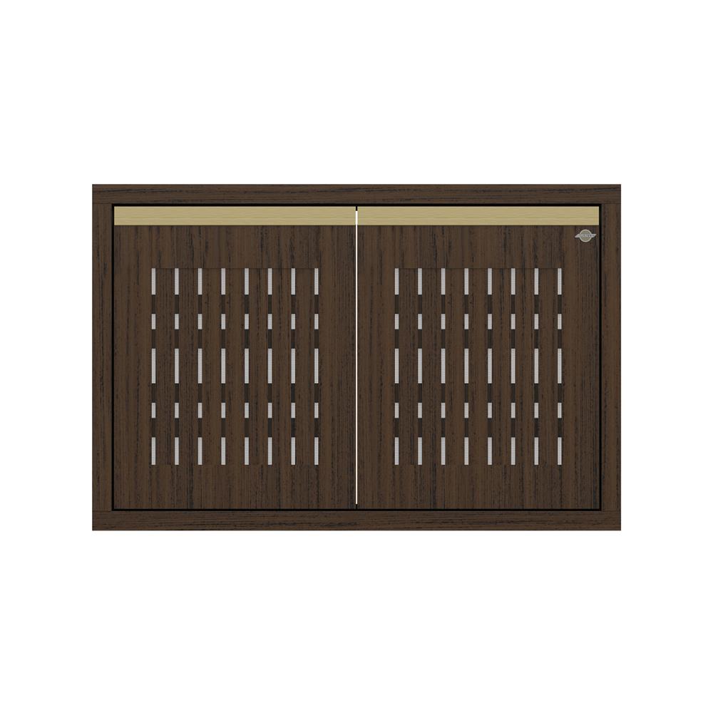 บานใต้เตาระแนง JUPITER JUVENTAS 87x57 ซม. สี DARK TEAK