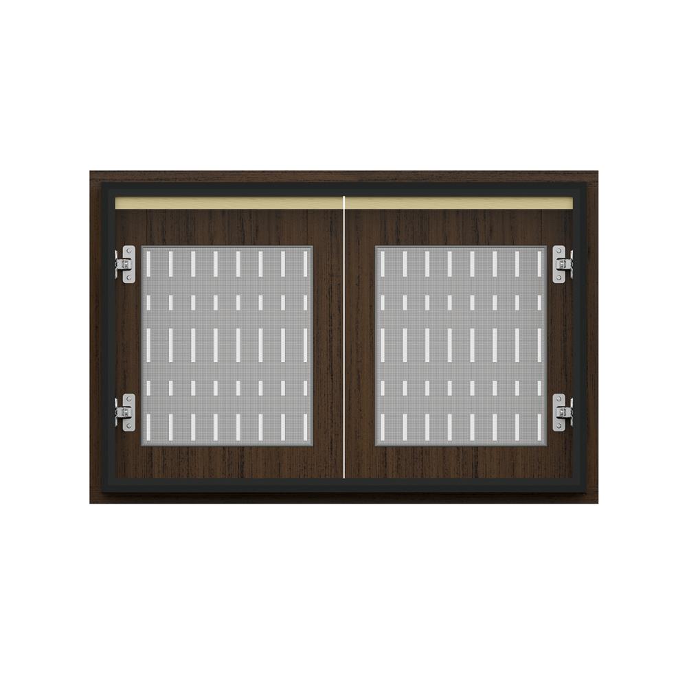 บานใต้เตาระแนง JUPITER JUVENTAS 87x57 ซม. สี DARK TEAK