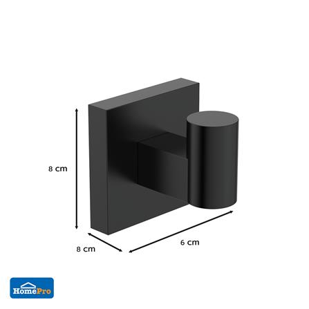 ขอแขวนผ้า MOYA PLUS 75205A สีดำ_4