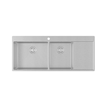 ซิงค์ฝัง 2 หลุม 1 ที่พัก FRANKE BXX221-11E RHD 120 ซม. สีเงิน_0