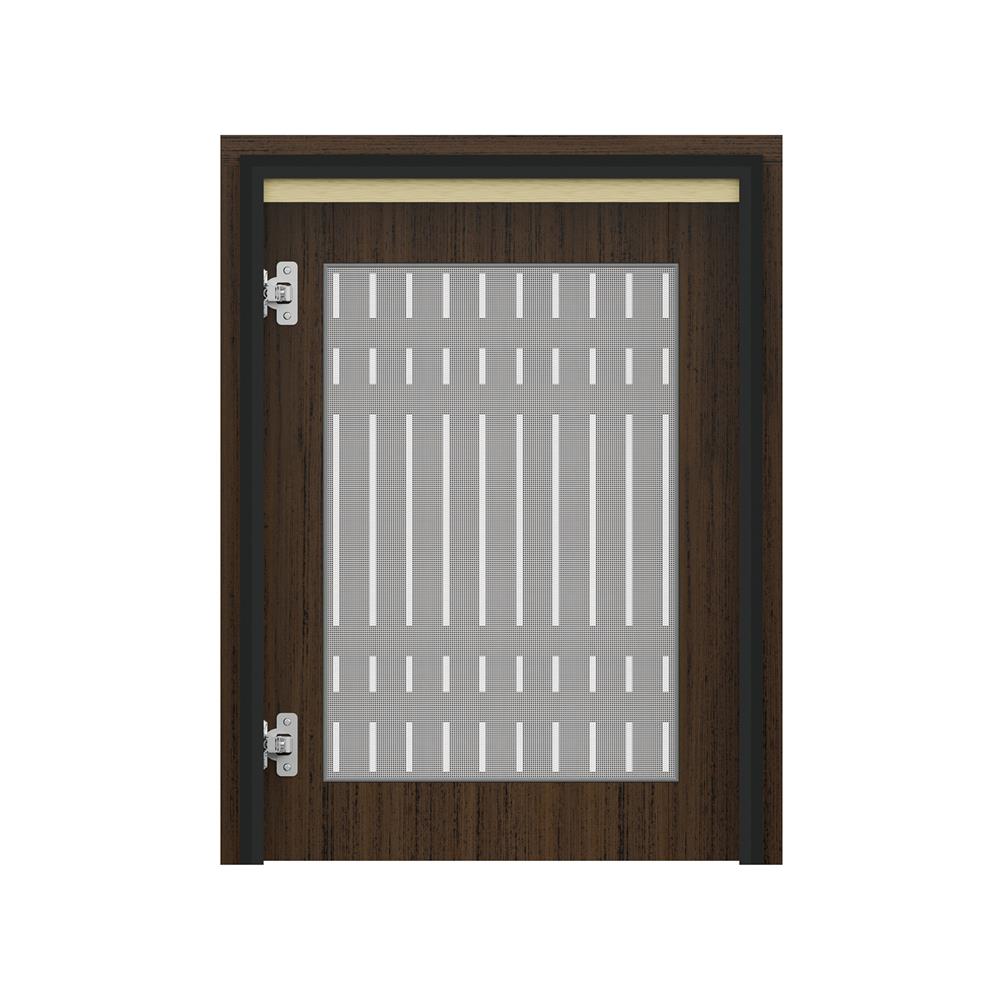 บานถังแก๊สระแนง JUPITER JUVENTAS 57x74 ซม. สี DARK TEAK