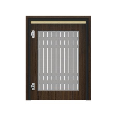 บานถังแก๊สระแนง JUPITER JUVENTAS 57x74 ซม. สี DARK TEAK_2