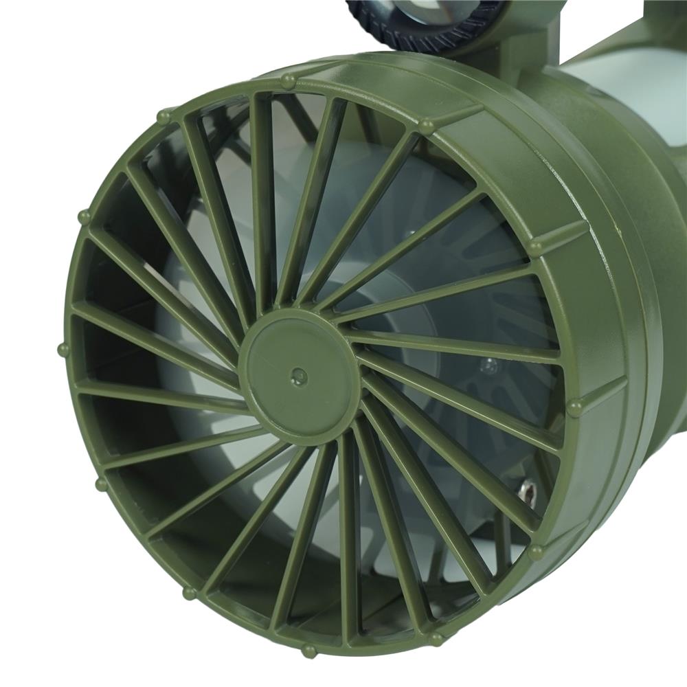 ไฟ LED แคมป์ปิ้งโซลาร์พร้อมพัดลม WORTH FL2525 160 ลูเมน DAYLIGHT