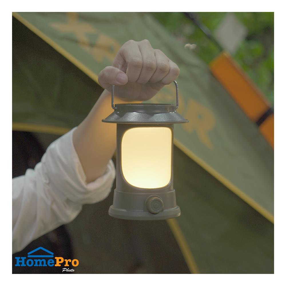 ไฟ LED แคมป์ปิ้งโซลาร์ WORTH FL2578 120 ลูเมน WARMWHITE