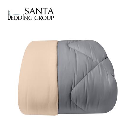 ผ้านวม SANTA BEDDING 100x90 นิ้ว สี BROWN/GREY_0