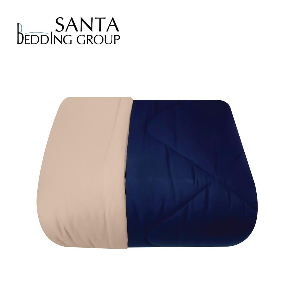 ผ้านวม SANTA BEDDING 100x90 นิ้ว สี BROWN/BLUE